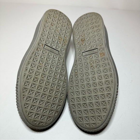 PUMA BASKET PLATFORM RESET Sneakers Gray Womens size 7.5 shoes (03 Box 1) - Picture 6 of 9